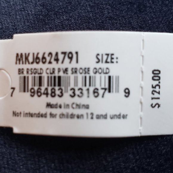 Michael Kors Wonderlust Rose Gold Open Statement Cuff/Bracelet/Bangle - Picture 16 of 16